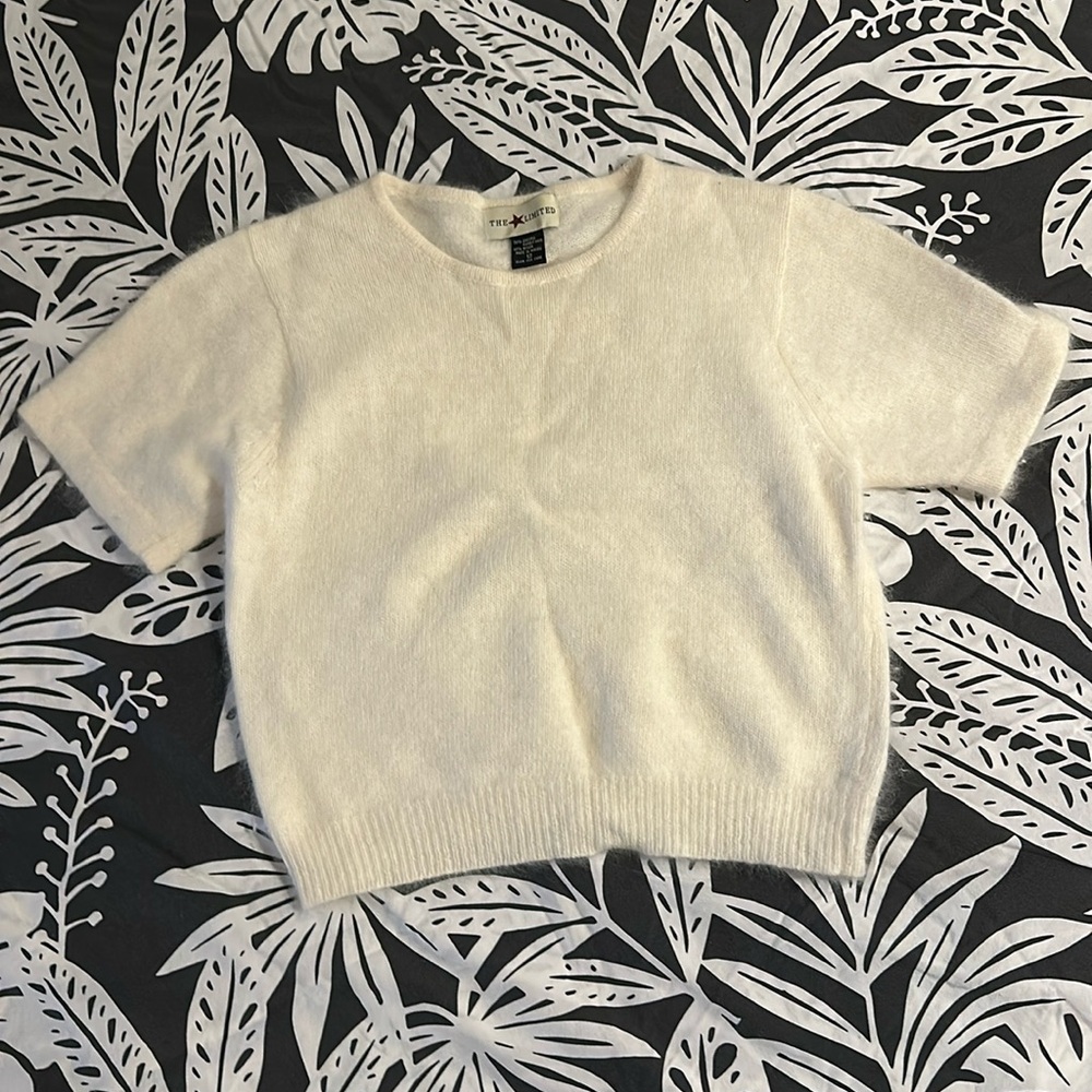 Vintage the limited angora crop top sweater